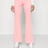Monki Damen Stoffhose - Pink