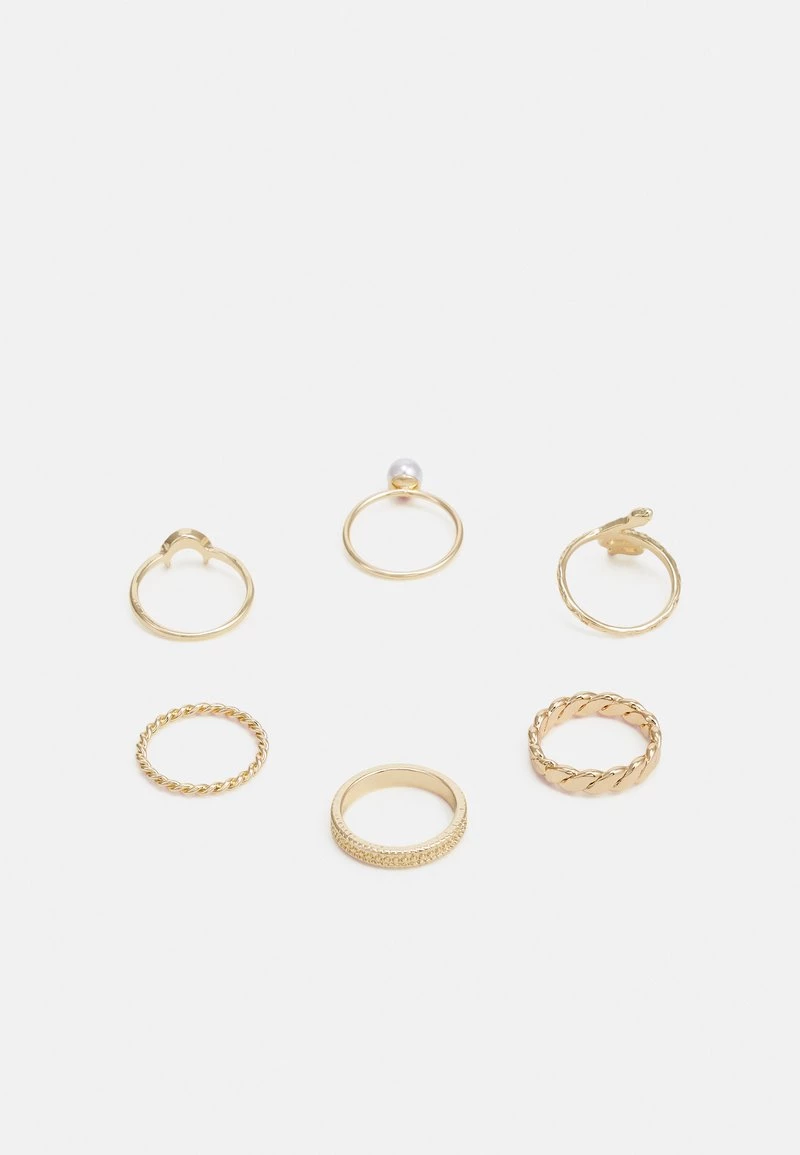 Monki ANELIA 6 PACK - Ring - Gold-coloured | Damen 2 Monki ANELIA 6 PACK - Ring - Gold-coloured | Damen – Bild 2