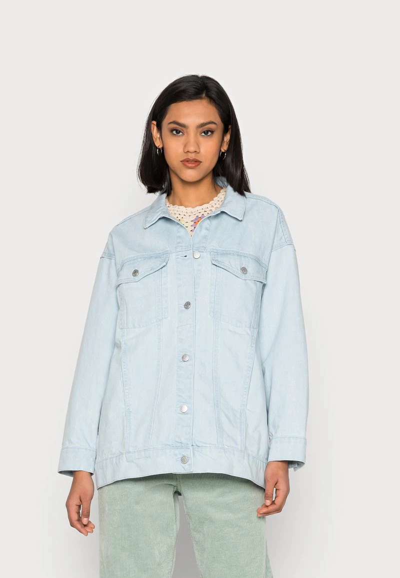 Monki Jeansjacke - Blue Dusty Light | Damen 1 Monki Jeansjacke - Blue Dusty Light | Damen