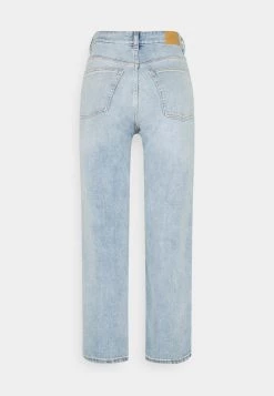 Monki Damen Jeans Straight Leg - Blue Dusty Light Unique Beach Blue -Monki Verkäufe 2022 a432ced012d345c39a969da9291cf98f