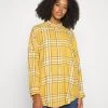 Monki Damen Hemdbluse - Yellow
