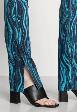 Monki Stoffhose - Partywood Blue | Damen -Monki Verkäufe 2022 a493be7227ef43c3b42cc8a36ac8876a