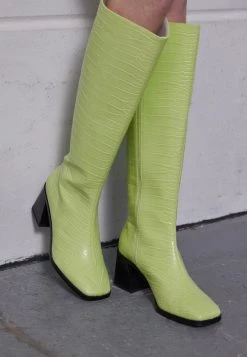 Monki Damen Stiefel - Green -Monki Verkäufe 2022 a4fab9a9640b4da19f5f7a1ceb8caa31