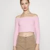 Monki Damen FIA - Strickpullover - Pink