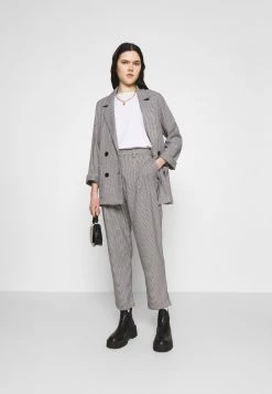 Monki Damen Stoffhose - Black/white -Monki Verkäufe 2022 a6637565a3ec4eaf9a89e4c2c3a1489b