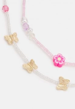 Monki Damen Halskette - Pink -Monki Verkäufe 2022 a6ef699fd9a64c1c89117f15d06cd445