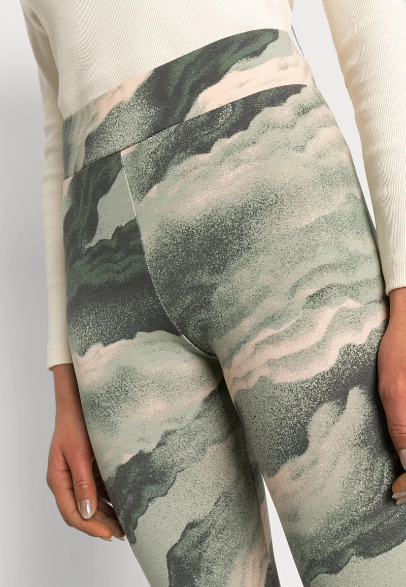 Monki Damen Leggings - Hosen - Green Light/green 5 Monki Damen Leggings - Hosen - Green Light/green – Bild 5