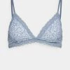 Monki Damen Triangel BH - Blue Minimini