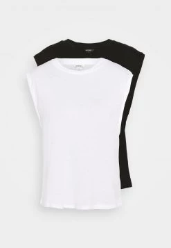 Monki Damen 2 PACK - T-Shirt Basic - Black Dark/white Light -Monki Verkäufe 2022 aad26c867d3d44dd83c2c14ce7429dae