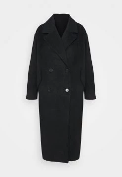 Monki Klassischer Mantel - Black Dark | Damen -Monki Verkäufe 2022 abbced31fbb34f3fac0d226aa79305bd