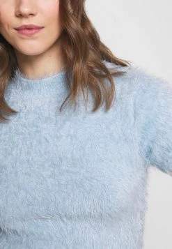 Monki Damen T-Shirt Print - Light Blue -Monki Verkäufe 2022 ac1d838761f248cfb010a6d2242e5ee0