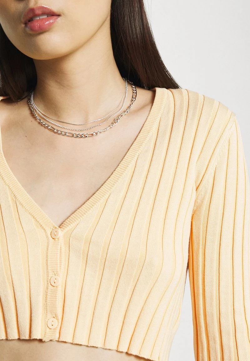 Monki Damen Strickjacke - Yellow 5 Monki Damen Strickjacke - Yellow – Bild 5