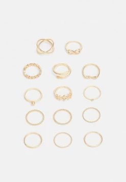Monki Damen Ring - Gold-coloured