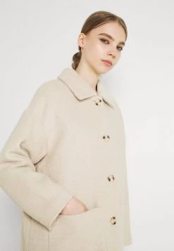Monki Damen Kurzmantel - Beige -Monki Verkäufe 2022 ad469439366b4565a26e275eaa3db27b