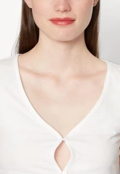 Monki Damen Strickjacke - White Light -Monki Verkäufe 2022 ad9ad1b6d69f4860a635d90e67c6b993