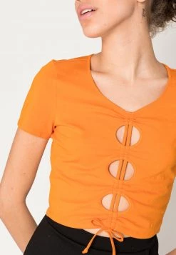 Monki T-Shirt Print - Orange Medium | Damen -Monki Verkäufe 2022 af57e361ff674f77be096b789d9cdb5e