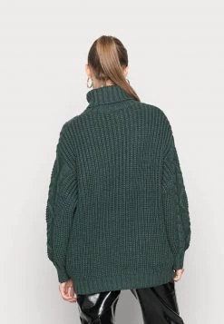 Monki Damen Strickpullover - Dark Teal -Monki Verkäufe 2022 af8278564bea4970be7ad135e8654fcb