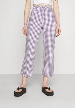 Monki Damen MINA TROUSERS - Stoffhose - Lilac