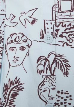 Monki Damen Blusenkleid - Light Blue -Monki Verkäufe 2022 b0316e1d716449fead2efd674605a7b6