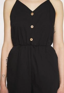 Monki Damen Jumpsuit - Black Dark -Monki Verkäufe 2022 b2556224589f480289a164df7fb299aa