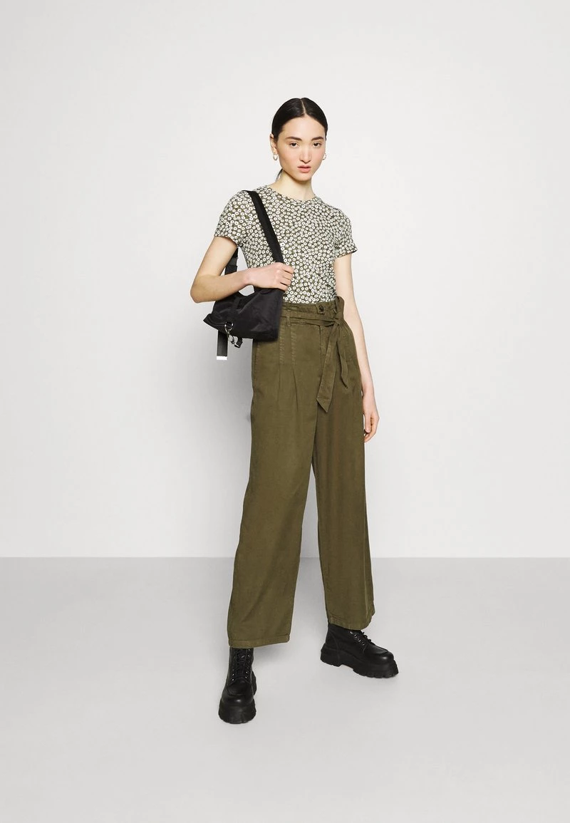 Monki Damen T-Shirt Print - Multicolor 1 Monki Damen T-Shirt Print - Multicolor