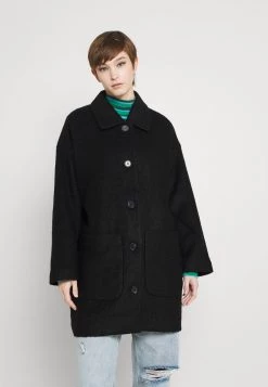 Monki Kurzmantel - Black | Damen