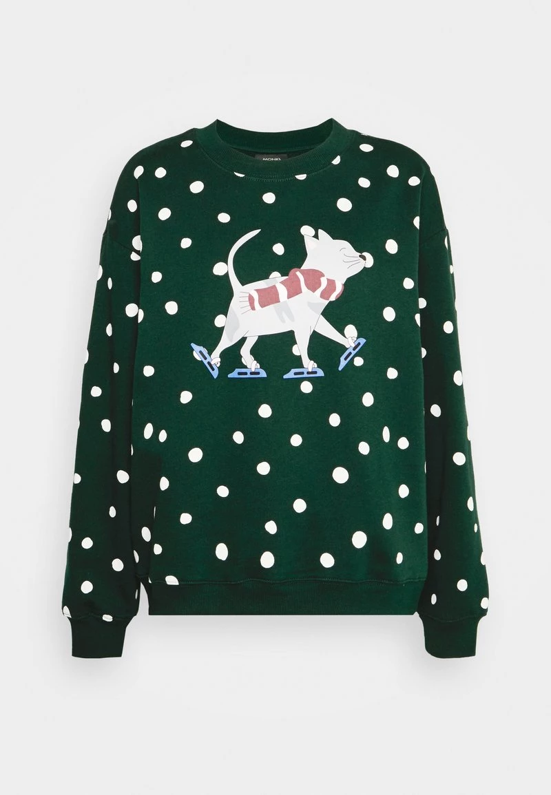 Monki Damen Sweatshirt - Green 4 Monki Damen Sweatshirt - Green – Bild 4