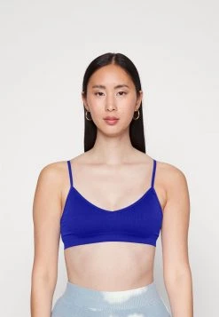 Monki Damen Bustier - Blue Bright Kickfärg
