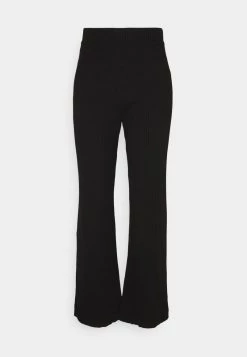 Monki Damen Stoffhose - Black Dark