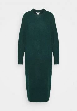 Monki Damen Strickkleid - Green Dark -Monki Verkäufe 2022 b427918ae4574258928841782d3019e9