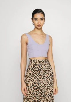 Monki Damen 2 PACK - Top - White Solid/light Purple -Monki Verkäufe 2022 b5de4694c5e34ce187aa7c855113e25c