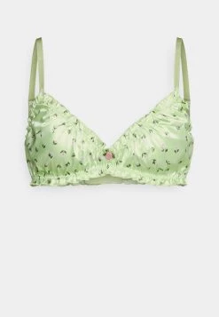 Monki Damen Triangel BH - Green