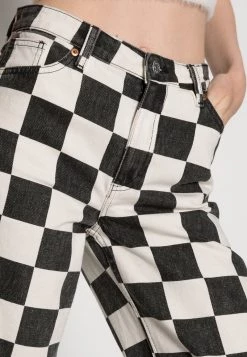 Monki Jeans Relaxed Fit - White Light Check | Damen -Monki Verkäufe 2022 b6ac4ac9d2d84a9f809af64ac1457ecf