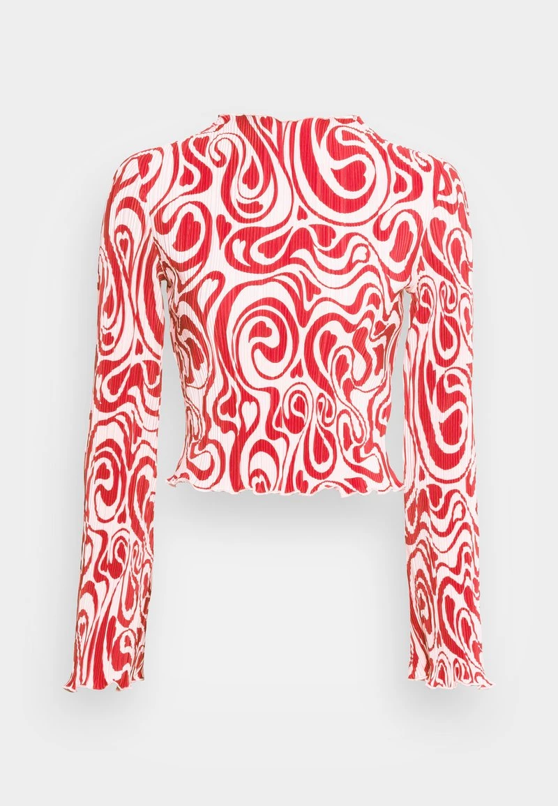 Monki Damen Langarmshirt - Pink 4 Monki Damen Langarmshirt - Pink – Bild 4