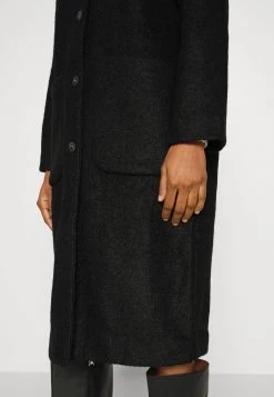 Monki Damen Klassischer Mantel - Black -Monki Verkäufe 2022 b8346a9bd3fe4413b79e1ba488a2b08d