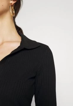 Monki Damen Langarmshirt - Black Dark -Monki Verkäufe 2022 b8a5bdf146314572a15454a8ba5967dc