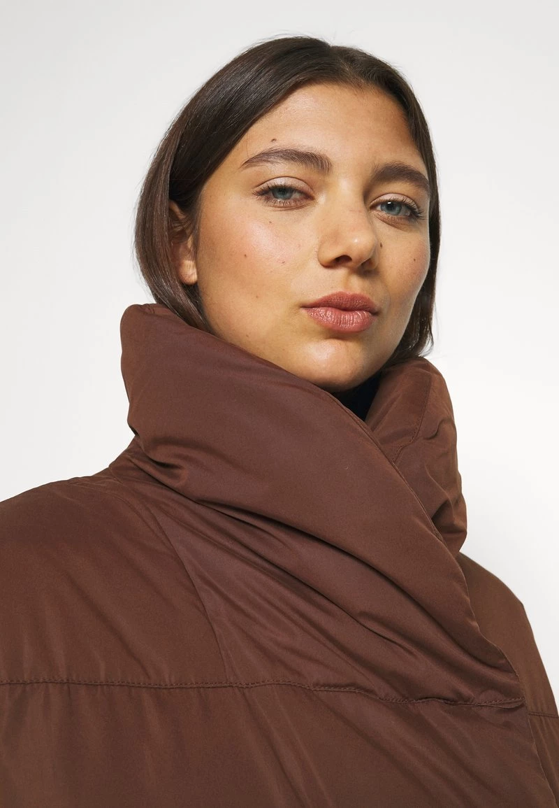 Monki Damen Wintermantel - Dark Unique Brown 5 Monki Damen Wintermantel - Dark Unique Brown – Bild 5