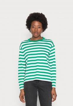 Monki Damen Langarmshirt - Green