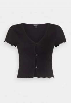 Monki Damen Strickjacke - Black Dark -Monki Verkäufe 2022 bbc69779da024c8fae269233e4fc66fc