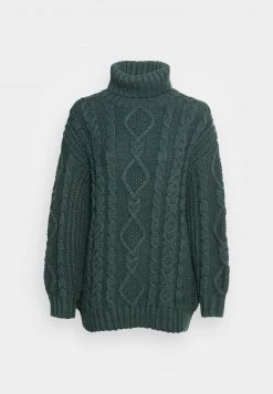 Monki Damen Strickpullover - Dark Teal -Monki Verkäufe 2022 bbf826a103284aeea0861a924881f7c0