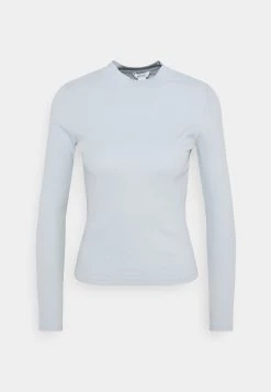 Monki Damen Langarmshirt - Light Blue -Monki Verkäufe 2022 bc58fcac65a94f59942c64cb1161488d