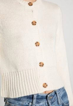 Monki Strickjacke - Off White | Damen -Monki Verkäufe 2022 bcbf48b052c3405e8ef489ce64fa87fb