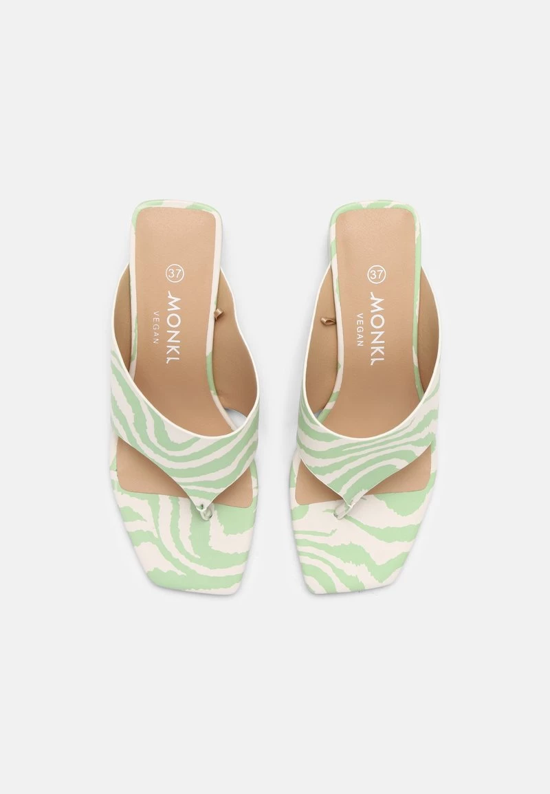 Monki Damen Zehentrenner - Green Dusty Light 5 Monki Damen Zehentrenner - Green Dusty Light – Bild 5