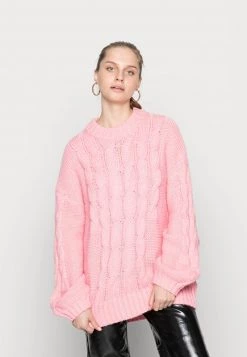 Monki Damen Strickpullover - Pink