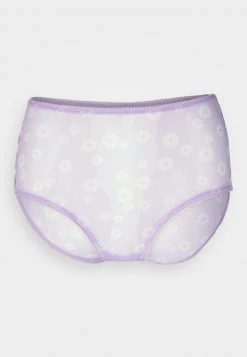 Monki Damen BIRGIT HIGH WAIST - Panties - Lilac Purple Light