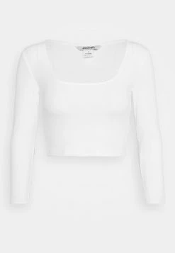 Monki Damen Langarmshirt - White Light -Monki Verkäufe 2022 beb8c8d7ce97468a8a3696c403f3bb33