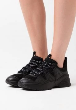 Monki Damen Sneaker Low - Black Dark