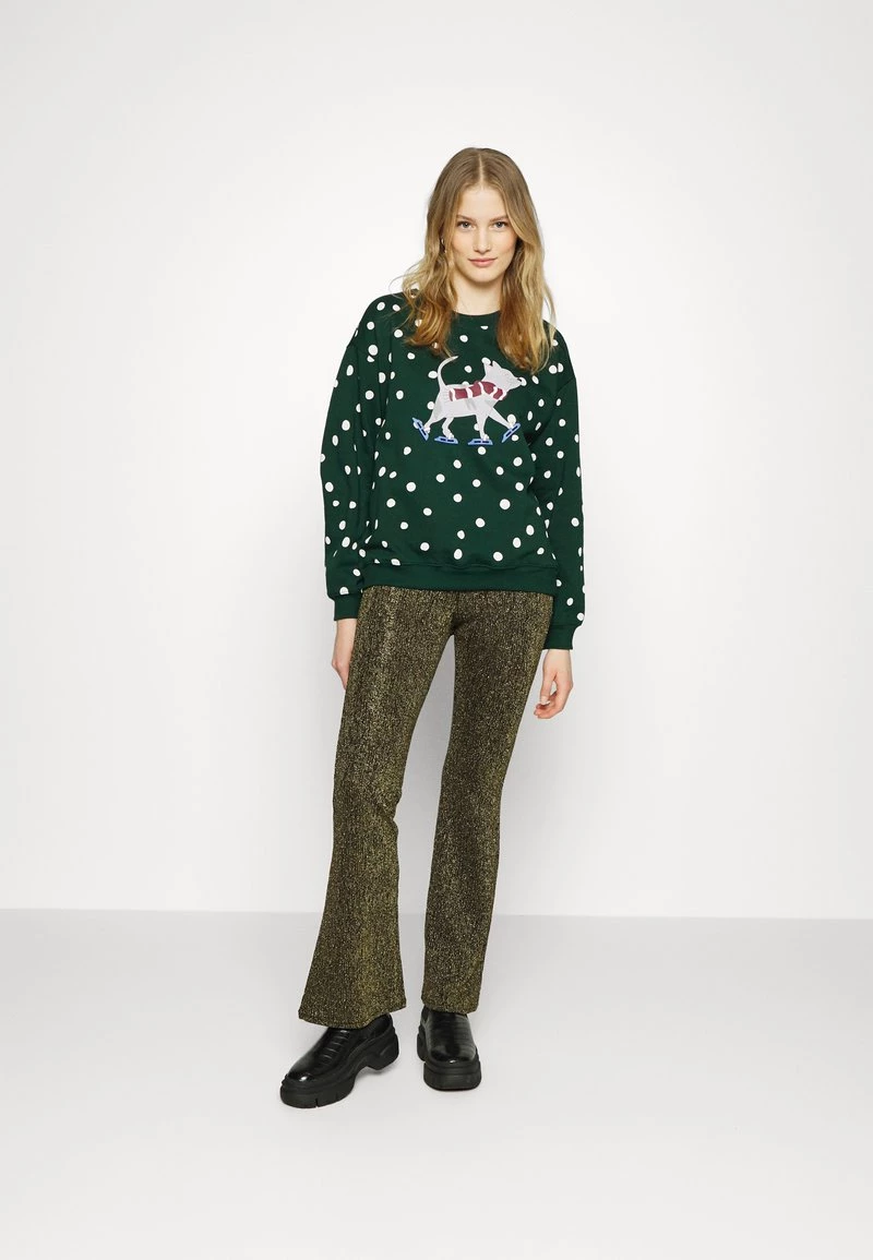 Monki Damen Sweatshirt - Green 2 Monki Damen Sweatshirt - Green – Bild 2