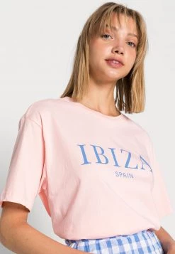 Monki Damen T-Shirt Print - Ibiza -Monki Verkäufe 2022 c23bdea03d04423c864f22ea67f87f50