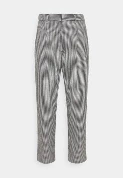 Monki Damen Stoffhose - Black/white -Monki Verkäufe 2022 c24b1b42578c4798aa5a8b4c6d2e9b99